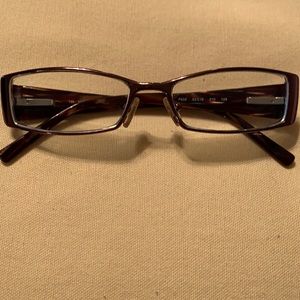 FENDI Prescription Glasses Frame. Copper with tortoise shell design.